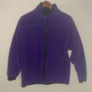 REI Vintage Full Zip Fleece sz 8
